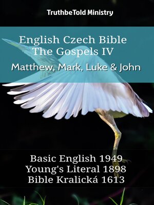 cover image of English Czech Bible--The Gospels IV--Matthew, Mark, Luke & John